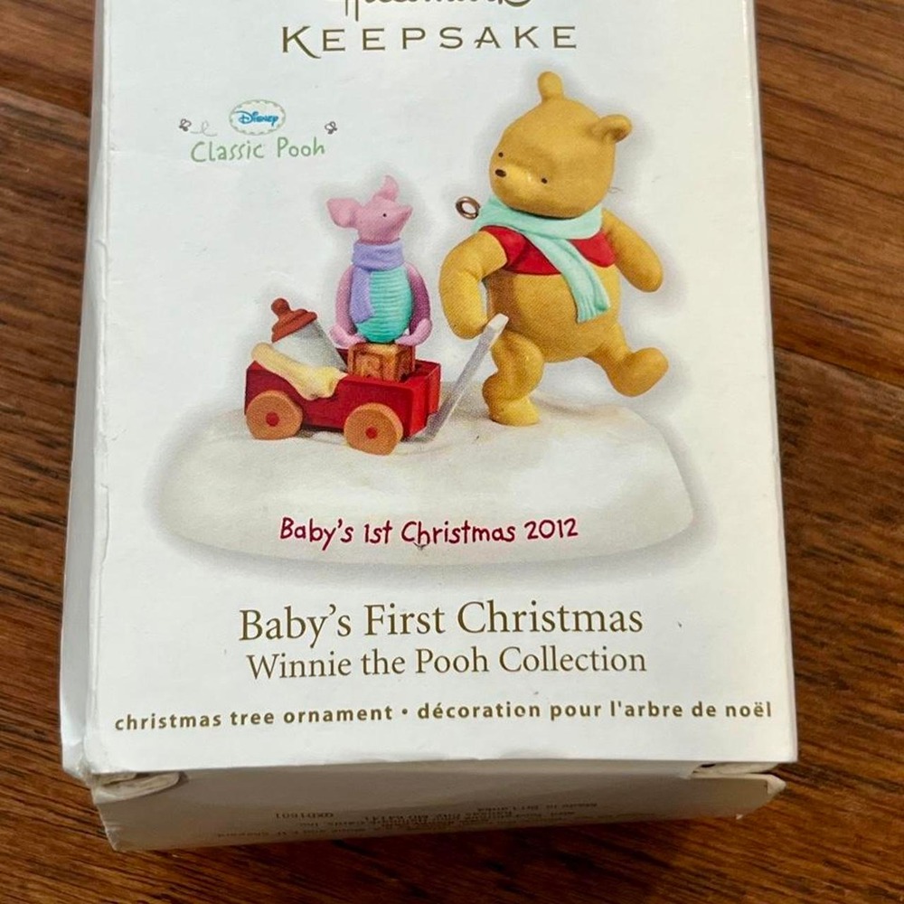 Hallmark Keepsake Winnie the Pooh Baby's First Christmas 2012 Ornament